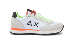 SNEAKER TOM FLUO IN NYLON E SUEDE BIANCA